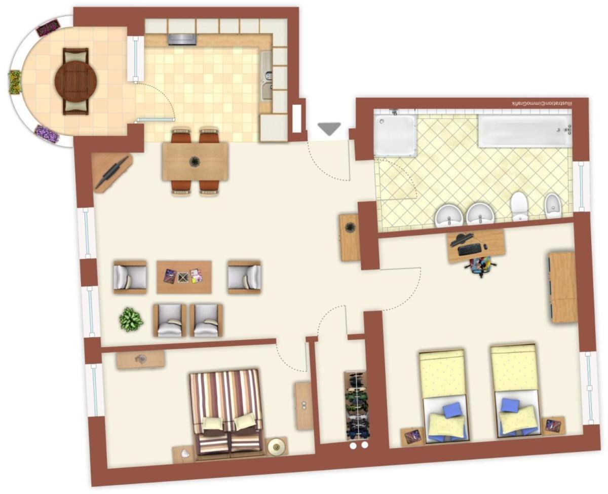 Haus Drei Schwestern, Traumzeit 罗斯托克 外观 照片